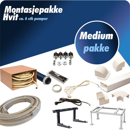 Panasonic montasjepakke medium (6stk)